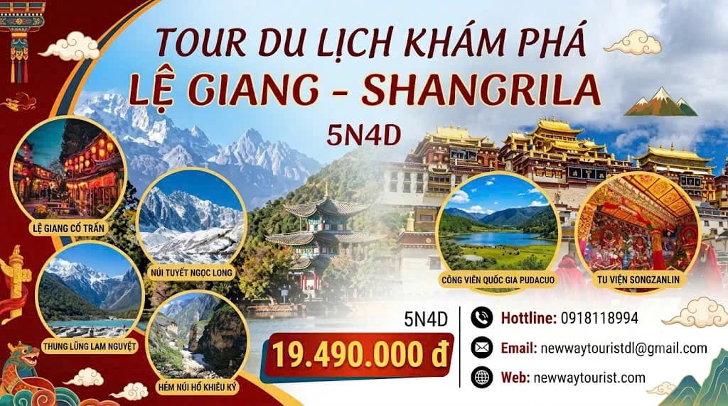 Tour Du Lịch Khám Phá Lệ Giang - Shangrila 5N4D