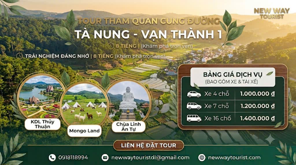 Tour Tham Quan Cung Đường Tà Nung Vạn Thành 1